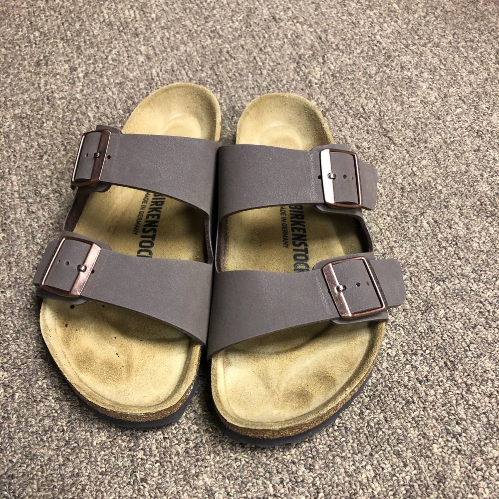 Birkenstock sandals.